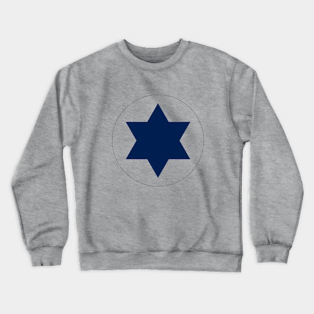 Roundel of the Israeli Air Force 2023 Crewneck Sweatshirt by EphemeraKiosk